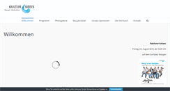 Desktop Screenshot of kultur-kreis-wb.ch